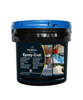 Tough As Nails Epoxy Floor Coating Kit For Concrete With Taupe Base And Canyon Brown Quarter Inch Flakes Covers Five Hundred Square Feet Heavy Duty Finish Perfect For Garage Or Basement Projects Zero Fuss Formula in a 5-gallon bucket.