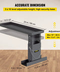 Ladder Extender For Stairs 23.4 By 7.6 Inches, Adjustable Height Range From 12.25 Inches To 19.7 Inches, Steel Leveling Tool