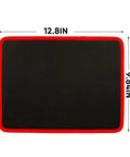 Heavy Duty Magnetic Tool Mat And Tray For Garage Workshop With Flexible PVC Surface - frontal view with measurements