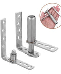Stainless Steel Double Action Spring Door Hinges For Kitchen And Double Doors Self Closing Hinges With Ball Bearing Brushed Modern Finish