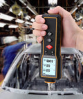 Handheld Vibration Meter And Digital Vibration Analyzer Tester With Portable Vibrometer Sensor Compact On The Go Vibration Meter For Machinery Diagnostics Data Logging And Fault Detection, handheld use on car body