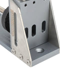 No Sweat Precision Pocket Hole Jig System Dead On Drill Depth Control showing durable aluminum base and depth measurement scale.