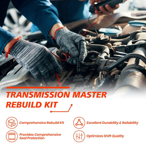 Transmission Master Rebuild Kit For JF015E RE0F11A CVT With Seals, Automotive Overhaul Kit Compatible With March Versa Sentra Cube Tiida NV200 And Spark Models Fits 1.4L To 2.0L Engines in engine bay repair image