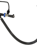Front view of Dorman 926-391 4WD actuator vacuum check valve with black hoses and blue fitting.