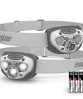 Vision HD LED Headlamp Pro Two Pack IPX4 Water Resistant Head Light with Batteries Included, Adjustable Straps