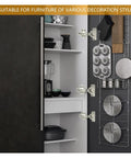 Door Stay Hinges 10 Pack Full Overlay No Slam Soft Close Cabinet Hinges in use on kitchen cupboard door.