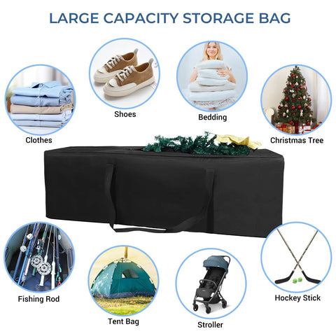 60 Inch Extra Large Duffle Bag for Travel Camping and Moving with Upgraded Zipper storing various items