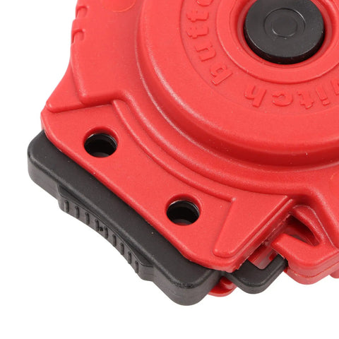 Close-up of Pro Grade Lockout Tagout Cable Lock With Stainless Steel 2mm Retractable Cable Adjustable Lockout Device detail