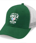 Green Mesh Snapback Hat For Men Adjustable Trucker Cap With Dad Vibes Four Seasons Comfort Casual Streetwear Ready Lightweight