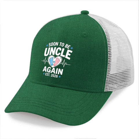 Green Mesh Snapback Hat For Men Adjustable Trucker Cap With Dad Vibes Four Seasons Comfort Casual Streetwear Ready Lightweight
