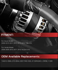 Close-up view of 130 Amp High Output Alternator for Honda Accord 2008 2012 and Acura TSX 2009 2014 2.4L L4 Reliable Replacement