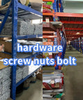 Top Shelf M12x12mm Set Screws 304 Stainless Steel Grub Bolts With Internal Hex Key Drive displayed on shelves in hardware store.
