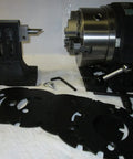 Heavy Duty Eight Inch Super Spacer With Six Precision Masking Plates And Rock Solid Tailstock featuring an adjustable chuck and components.