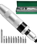 13 Piece Hand Manual Impact Driver Set With 1/2 Inch Reversible Driver Perfect For Busting Rusted Fasteners And Frozen Bolts Includes Drill Bits And A Handy Storage Case
