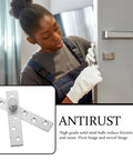 Person installing Stainless Steel Pivot Door Hinges For Wooden Doors Concealed Heavy Duty Central Rotation Built To Last