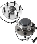 Front Wheel Hub Bearing Assembly 515053 For Chevy Avalanche Express Suburban Tahoe 6 Lug ABS With Sensor, 2WD Only, Set Of 2