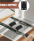 Heavy Duty Stainless Steel Mending Plates Set of 15 for Wood Furniture Cabinets and Metal Joints Straight Brackets