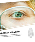 Silicone Nose Pads For Glasses Repair Kit With Soft Nose Pads, Screws And Mini Screwdriver For Quick Eyewear Fixes