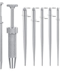 Piercing Taper Kit With Grabber Reachers And Threadless Insertion Tapers For 16G 18G 20G Jewelry Externally And Internally Threaded Guides