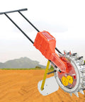 Hand Push Row Seeder With 16 Hole Planter No-Fuss Seed Sowing And Fertilizer Applicator For Corn Soybeans Peanuts Mung Beans Sunflowers