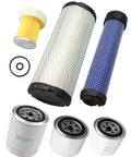 Six Filter Set For Kubota L Series Tractors L2501 L2800 L3200 L3400 L3700SU L3800 HST Includes Air Filter Oil Filter Lube Filter