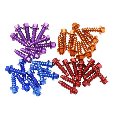 10Pcs Self Tapping Screw Bolt Kit For SX SXF XC XCF EXC EXCF XCW XCFW Six Days 125 150 250 350 450 500 Universal Fit Aluminum T6061