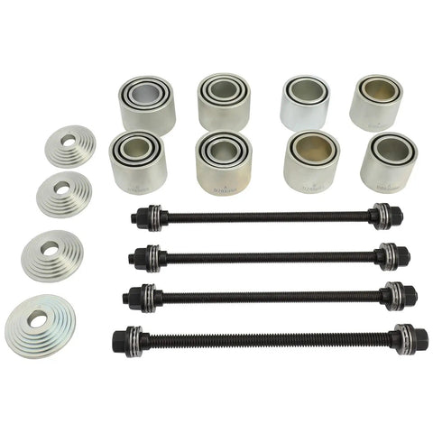 28 Piece Master Press And Pull Sleeve Kit for removing bearings bushings seals in cars vehicles heavy duty carbon steel