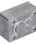 Built Like A Tank 12V DC Gear Motor With Hold Fast Self Locking Feature And Super Quiet Run Die Cast Aluminum Casing detail view.