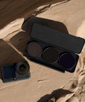 Pro Grade ND Filter Set For Action 6 Camera Includes ND8 ND16 And ND32 Durable Glass That Resists Drops And Scratches on rock