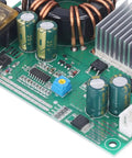 DC To DC Boost Converter Adjustable Step Up Module 185 Watt EV Power Supply 24V To 43V with copper coils and capacitors.