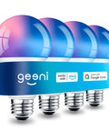 Prisma Plus 800 Dimmable Smart Light Bulbs 4 Pack With 2.4 GHz Wi Fi Color Changing Tunable White A19 LED Smart Bulbs