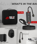 Fast Level 2 40 Amp Portable EV Charger With 25 Foot Cable NEMA 14-50P Plug And 5-15P Adapter in carrying bag