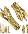 Self Drilling Drywall Anchors With Screws Set 160 Pcs Dual Size zinc plated steel for picture frames and shelves