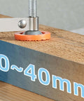 Toggle Clamps Adjustable Stainless Steel Quick Release Hand Tool demonstrating grip on wooden surface 0-40mm thickness