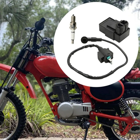 Honda CDI Box Igniter With Ignition Coil And Spark Plug Replacement Kit For CRF80F CRF100F XR80R XR100R 1992-2013