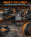 Brushless Fast RC Car With 56 Plus MPH, Standing Backflip Ready, One Sixteen Scale 4WD Monster Truck features detailed parts