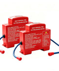 No Sweat Automatic Fire Suppression Unit Dual Cabinet Defender With Built In Heat Detector Quick Draw Response For Electrical Enclosures And Din Rail Install, pack of 2 heat aerosol extinguishers.