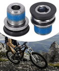 2 Pack Heavy Duty Steel M15 Crank Arm Bolts Perfect For ISIS Axle Systems And Es25 Center Shafts On Ebikes Give Your. M15 steel bolts with seal caps, shown in two angles