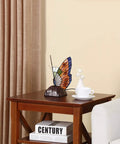 Butterfly Tiffany Style Stained Glass Accent Table Lamp Night Light For Living Room And Bedside Decor 10 Inch Tall With E12 LED