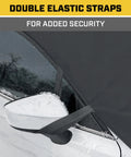 Windshield Snow Cover For Cars, Trucks, Vans And SuvS, Weatherproof Winter Frost Protector with anti-theft straps on side mirror