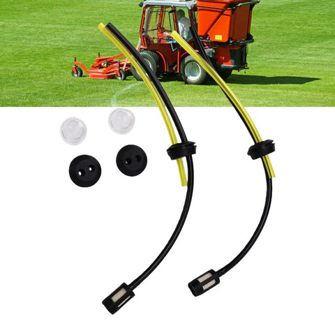 Heavy Duty Fuel Tank Grommet Hose Kit With Integrated Filter Assembly For Honda GX31 GX35 GX22 GX25 Series Engines Perfect Fit Replacement 17504 ZM3 003 17672 Z0H 003 Keeps Your Ride Crisp And Running Smooth Like A Boss. fuel hose kit with filter and grommets for Honda GX engines