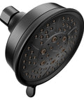Matte Black Eco Performance Handheld Shower Head With Durable Finish, Adjustable Spray, Easy Grip Handle, side view