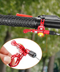 Dropper Post Lever For Mountain And Road Bikes 22.2mm Seatpost Remote Shifter Adjustable Control Lever Lightweight Aluminum Alloy Easy Install Red Handlebar Remote No Fuss Setup For Quick Trail And Everyday Rides