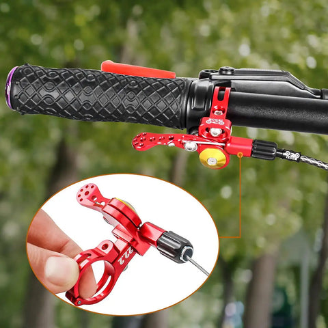Dropper Post Lever For Mountain And Road Bikes 22.2mm Seatpost Remote Shifter Adjustable Control Lever Lightweight Aluminum Alloy Easy Install Red Handlebar Remote No Fuss Setup For Quick Trail And Everyday Rides