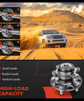 Rear Wheel Bearing And Hub Assembly 5 Lug Compatible With Honda Civic 2006 2011 EX Si EX L And Acura CSX 2006 2011 Heavy Duty Wheel Hub Replacement For Quiet Ride And Reliable Axle Support, high-load capacity