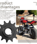 Twelve Tooth Five Eighth Inch Bore C Type Jackshaft Sprocket For Forty, Forty One And Four Twenty Chain with bike background