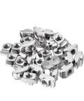 Drop In T Slot Nut Hammer Head Style For 1515 Aluminum Profiles M3 M4 M5 Nickel Plated Steel Pack Of 50 Or 100 Easy Quarter Turn Lock