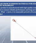 Oil Dipstick For Mercedes-Benz C250 2012 2013 2014 2015 Replacement Part 2710108001 showing durable white shaft and red handle