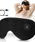 Cordless Heated Eye Mask For Dry Eyes And Better Sleep With Hot And Cold Gel Compress Rechargeable 1000mAh Battery three heat settings