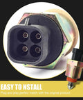 Direct Fit Auto Idle Air Control Valve For Cadillac Chevy GMC Replaces 17089062 AC102 detailed view of electrical connector and body.